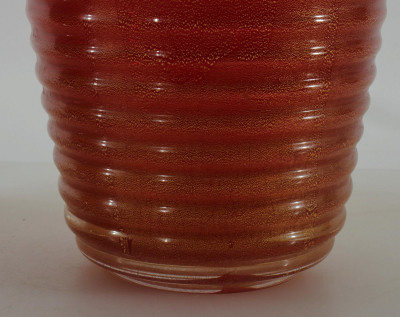 Two Archimede Seguso Murano Glass Vases