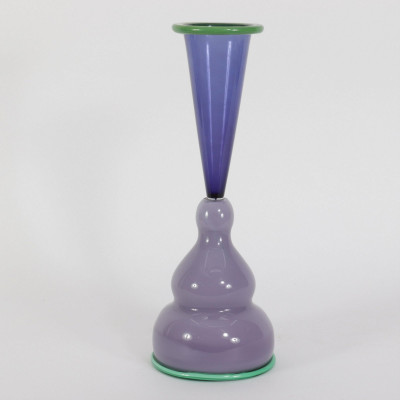 Possibly Peter Shire / Vistosi Glass Vase