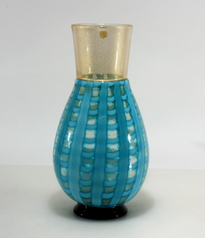 Image for Lot Gino Cenedese - Ribbon Glass Vase