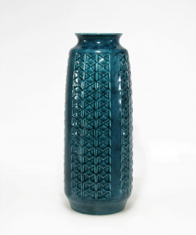 Bay West German Pottery Vase, Mid 20th C.