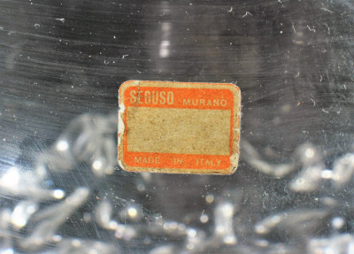 Seguso - Clear Glass Bowl