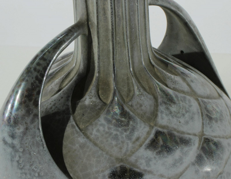 Paul Dachsel - Gilt Grey Ground Vase, 1900