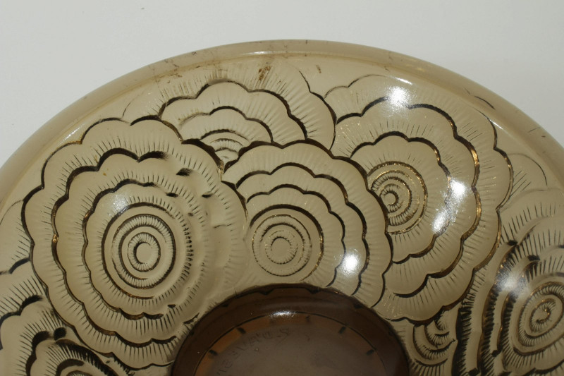 Pierre D'Avesn - Smoked Glass Bowl, 1930