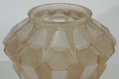 A. Hunebelle - Art Deco Geometric Vases