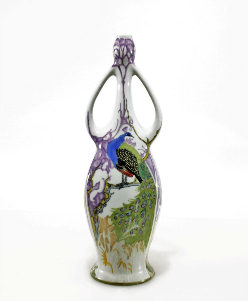 Colenbrander - Ram Peacock Vase