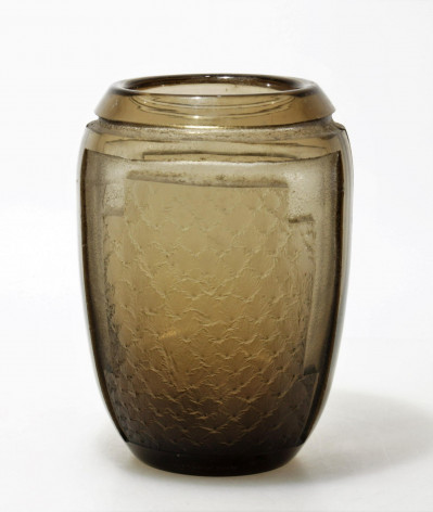 Daum Nancy - Etched Glass Vase, 1930