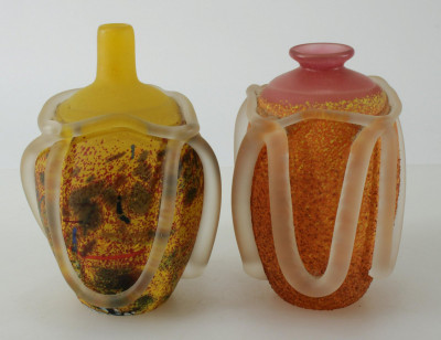 Bertil Vallien for Kosta Boda - Two Atelier Vases