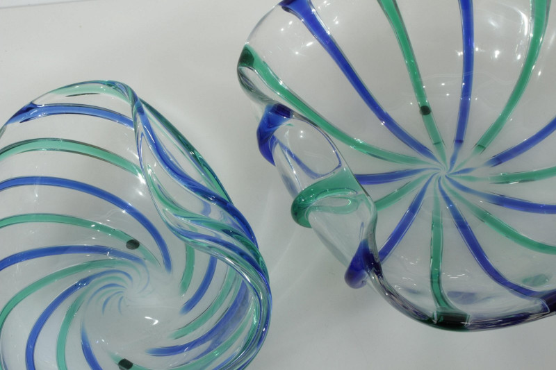 Archimede Seguso - Murano Glass Bowls & Vase