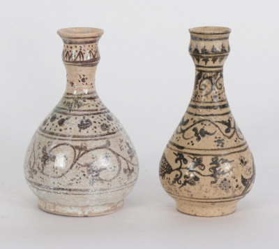 2 Persian Ceramic Vases, 19th C.