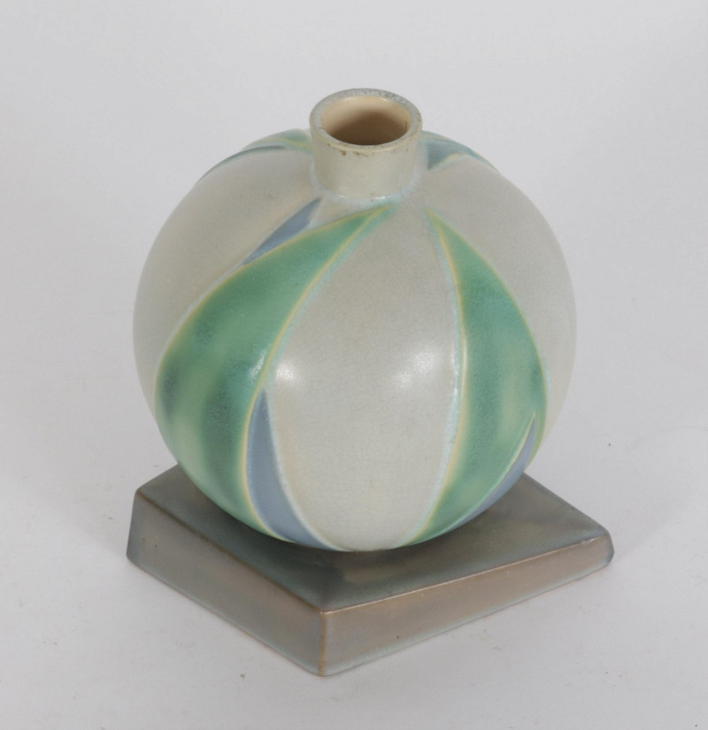 Roseville - Futura Pottery Vase, Lotus Leaf, 1930