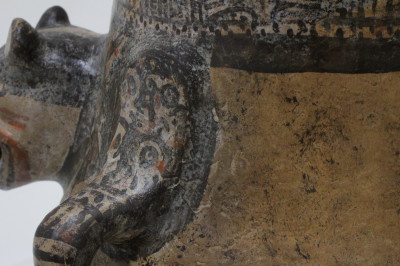 Pre-Columbian Jaguar Effigy Vessel