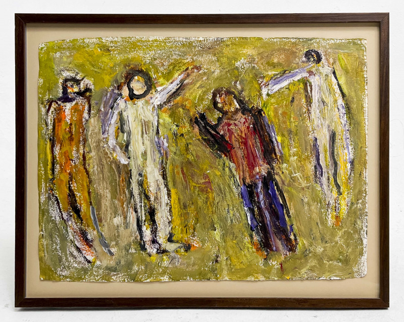 Milton Resnick - Untitled (Group of Four Figures)