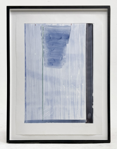 John Zurier - Untitled (Blue and Green Composition)