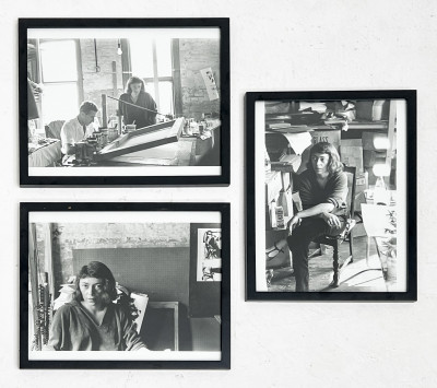 Image for Lot Walter Silver - Joan Mitchell (3 Photographs)