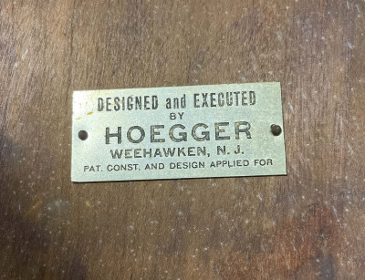 Hoegger Aluminum and Wood Stools, 2