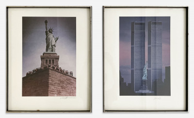 Image for Lot Neal Slavin and Jake Rajs - 2 Photographs of New York City