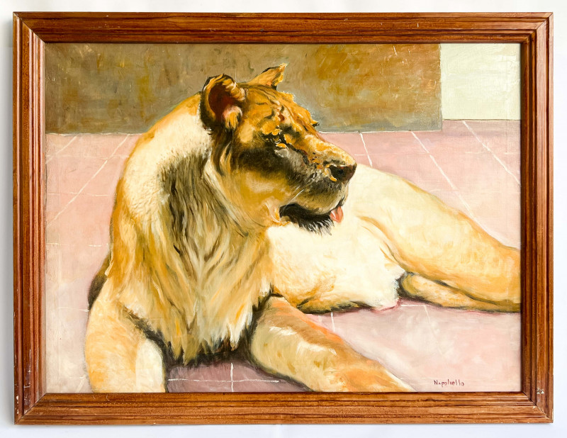 Unknown Artist - Untitled (Lioness at Rest)