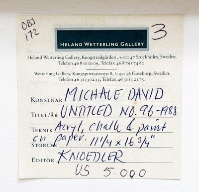 Michael David - Untitled No. 96