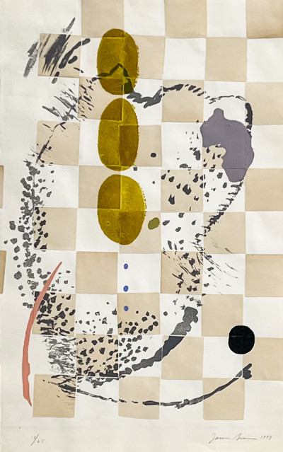 Image for Lot James Brown - Untitled (Abstract Composition)