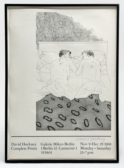 David Hockney - Signed Exhibition Poster