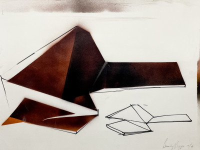 Image for Lot Beverly Pepper - Untitled (Study for Sculpture)