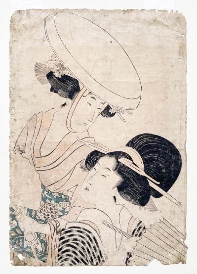Kitagawa Utamaro - Portrait of Two Ladies