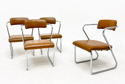 Image for Lot Gilbert Rohde - Group of 4 'Z' Chairs