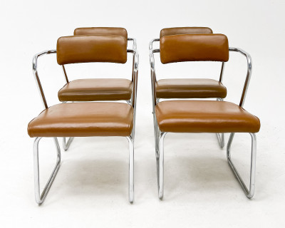 Gilbert Rohde - Group of 4 'Z' Chairs
