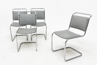 Image for Lot PEL (Practical Equipment Ltd) - 4 Cantilever Chairs