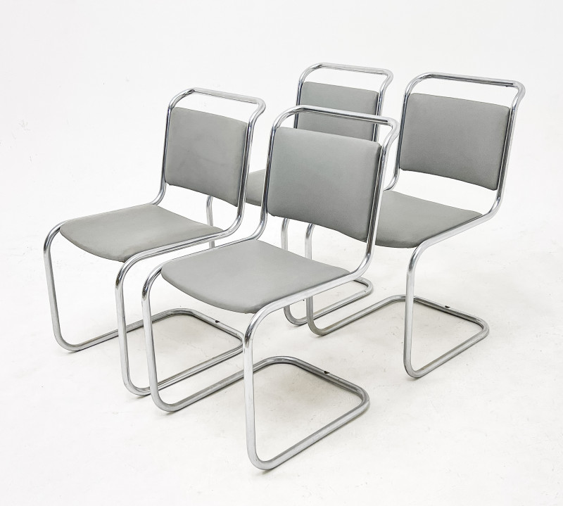 PEL (Practical Equipment Ltd) - 4 Cantilever Chairs