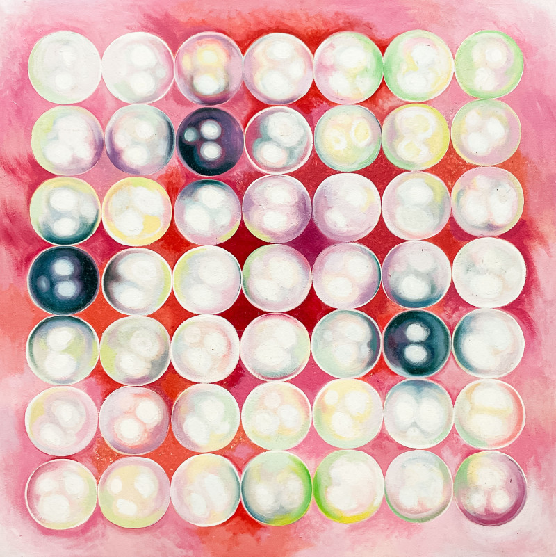 Lowell Nesbitt - Forty Nine Pearls