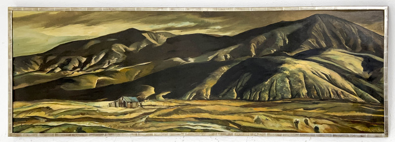 Robert Edmund Lee (aka Robert F. Lei) - Untitled (Mountain Landscape)