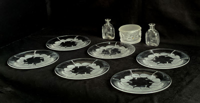 Lalique and Kosta Edenfalk, Group of 9 Objects