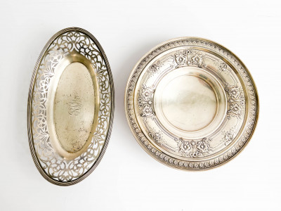 2 American Sterling Silver Dishes