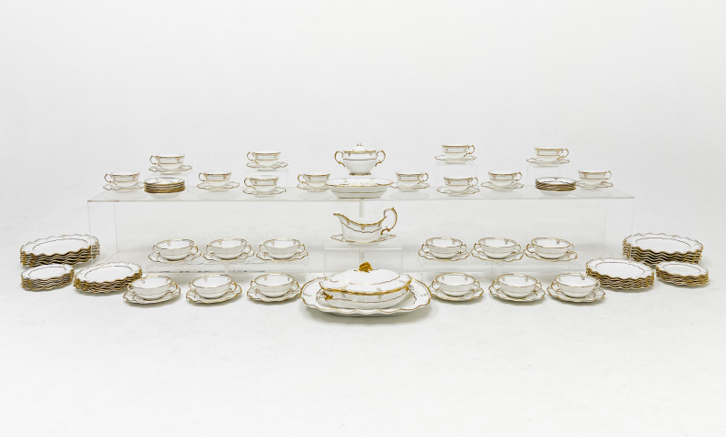 Royal Crown Derby Lombardy Partial Porcelain Dinner Service