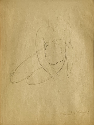 Marcel-Lenoir (Jules Oury) - Untitled (Figure Study)