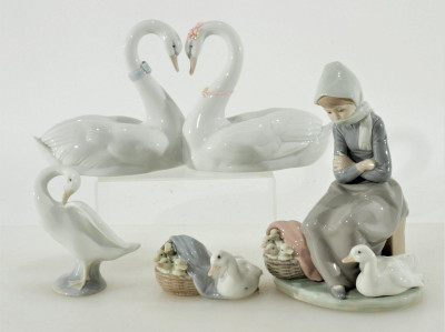 Image for Lot 4 Lladro Animal Groups