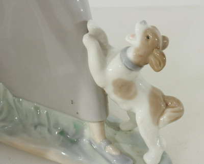 4 Lladro Young Ladies with Animals