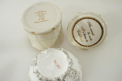 14 Porcelain Trinket Boxes