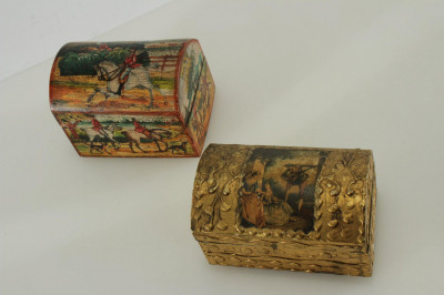 11 Wooden and Papier Mache Trinket Boxes
