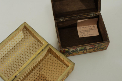 11 Wooden and Papier Mache Trinket Boxes