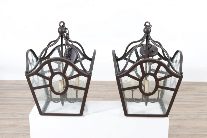 Classically Styled Metal Lantern Hanging Lights