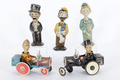 Image for Lot Vintage (1930s) Marx Tin Litho Wind-Up Toys