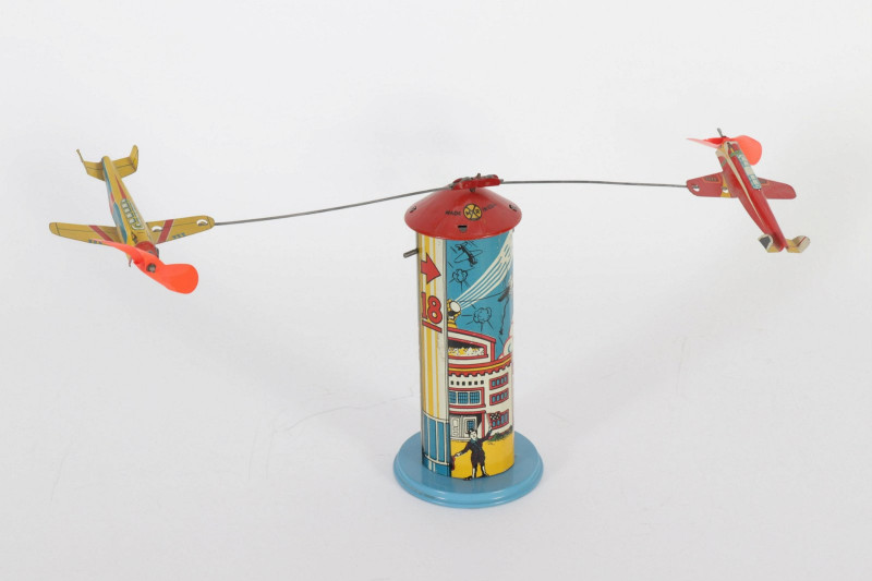 Vintage Marx Airplane Related Tin Litho Toys