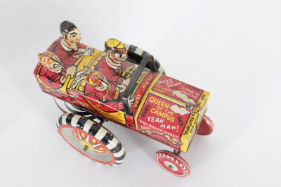 Five Marx Vintage Tin Litho Wind-Up Car Toys