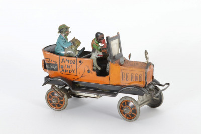 1930s Marx Amos N' Andy Tin Litho Wind-Up Car Toy