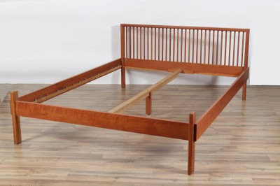 Charles Webb Cherry Queen Size Bed