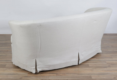 Kidney Shaped Upholstered Sofa by Ambelle N.C.