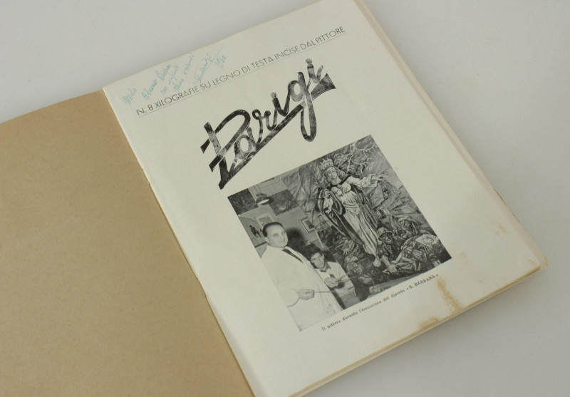 Autographed Copy Lucio Parigi Catalog & Prints