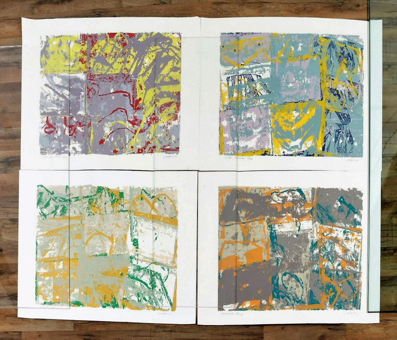 Walter Darby Bannard, Color Silkscreens c 1980s